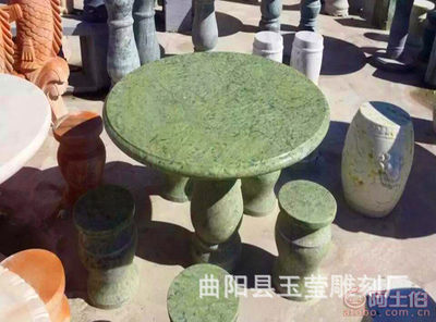 【玉瑩雕塑廠家現貨供應大理石石桌石凳庭院擺放晚霞紅雕刻西方人物石桌】曲陽縣玉瑩雕刻廠 - 產品庫