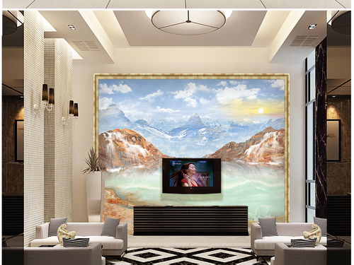 大氣大理石雪山圖片素材 效果圖下載